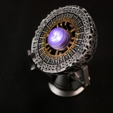 Power Ball Resin met licht A & C Hero Power Stone Orb Decoratief LED-ballamp