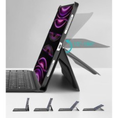 ESR 6B017 Tastaturveske, for iPad Pro 12,9 tommer, svart, tysk Qwertz Keyboard Layout