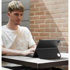 ESR 6B017 Case tipkovnice za ipad Pro 12,9 inča, crni, njemački QWERTZ tipkovnički raspored