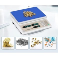 Bonvoisin Digital Peso industriale Bonvoisin LED 3-15 kg Bilancia da tavolo precisa con un grande display a LED per magazzino e 