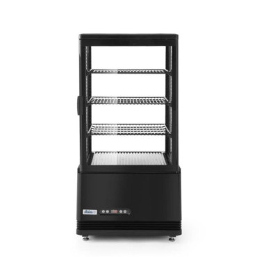 Sugaryn jäähdytyspaikka 3 hyllyt 68L LED - musta