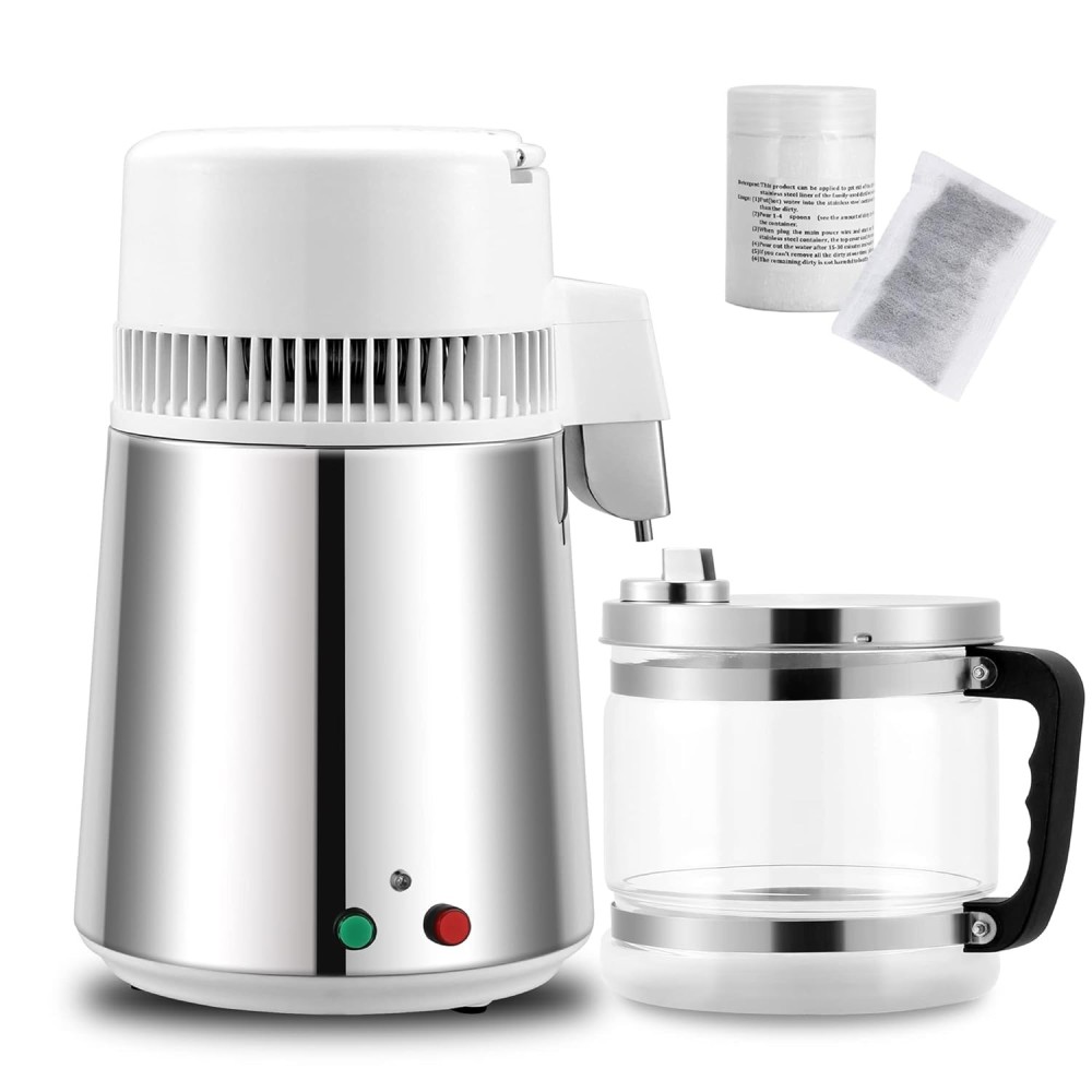 Destilador de água de Spolhli com jarro de vidro de 220V de aço inoxidável