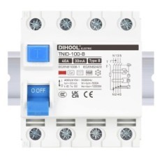 Használt DIHOOL IEC / EN 62955 40A 30mA kapcsolóáram-védelem elektromos berendezések esetében