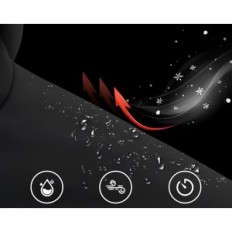 Herrenjacke mit elektrischem Heizungskonzept, schwarz, XL-Größe