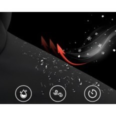 Chaqueta para hombre con calefacción eléctrica conqueco, negro, tamaño XL