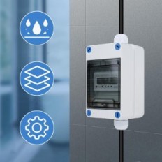 Misuratore di energia digitale Dewinlvd, 32a, 400 V, IP44, Mostra