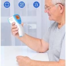 Ein berührungsloses tabiled digitales Thermometer auf 2xAAA-Batterien schnelle und genaue Temperaturmessung ohne Kontakt