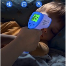 Ein berührungsloses tabiled digitales Thermometer auf 2xAAA-Batterien schnelle und genaue Temperaturmessung ohne Kontakt