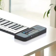 Fällbara elektroniska piano 88 nycklar, Bluetooth, för nybörjare