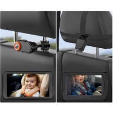 Kamera za automobil za bebu Luckview, 1080p, USB, izložba
