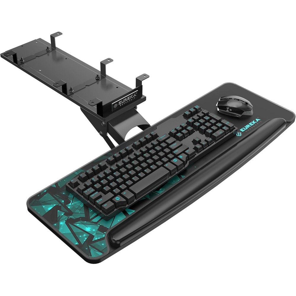 Mango de teclado ergonómico EUREKA AJUSTABLE, NEGRO, Exposición