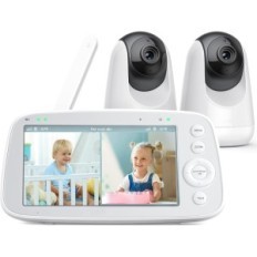 FAKME Kindermonitor 5 "720p, 2 camera's, 300 m, 4500 mAh, gebruikt