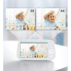 Fakme Children's Monitor 5 "720p, 2 câmeras, 300 m, 4500 mAh