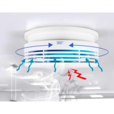 Detector de humo 85 db 6 PCS. Detectores de humo inteligentes con alarma y comunicación Wi-Fi