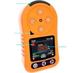 Ozon-Detektor-Top Ozono 0-1PPM-Präzise Ozon-Konzentrationsmesser für die Überwachung der Luftqualität