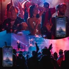 Másodlagos BAGZY Neon LED RGB 20M 220V IP65 Control által alkalmazás 120 LED Ó, igen