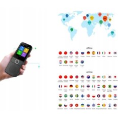 Portable Translator Hersance AA75-1, Offline / Wi-Fi Two-way 137 Languages Exhibition