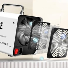 Ozone Generator Icare 30 000 mg / h 45 dB 110 valkoinen ilma-ozonator desinfiointitiloissa