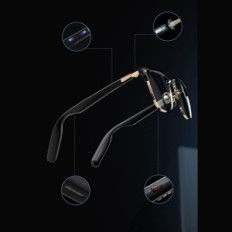 Inteligentní Bewinner Bluetooth 5.3 Sklenice s hlasem a vodotěsné kontroly