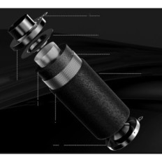 Hon & Guan 100 mm Ventilačná súprava s ventilátorom 221m3 / H, Používa sa