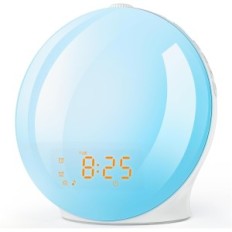 Vækkeur Foryydr Light, 20 Lysstyrkeniveauer, USB, FM Radio