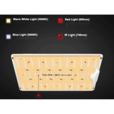 Lampe de plante Spider Farmer SF1000D, 100 W, endommagé