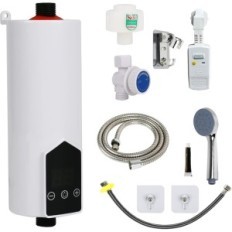 Mini scaldabagno elettrico 5500W con doccia e display