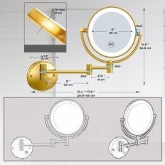 Kosmetischer Rekrautwandler mit einem 5X-Luxusgold