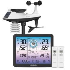 Meteorologická stanice Raddy VP7 Bezdrátová s displejem 7,4 '', použitý
