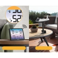 Station météo Raddy VP7 sans fil avec écran 7.4 '' utilisé