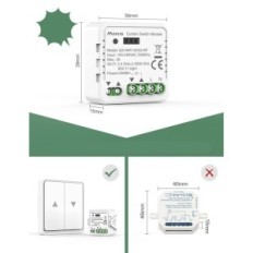 MaxCio Switch com controle remoto RF Controlando o aplicativo compatível com Alexa