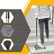 Stair Walker MYBOW 4 Teeth Adjustable Rehabilitation Help Walking up the stairs