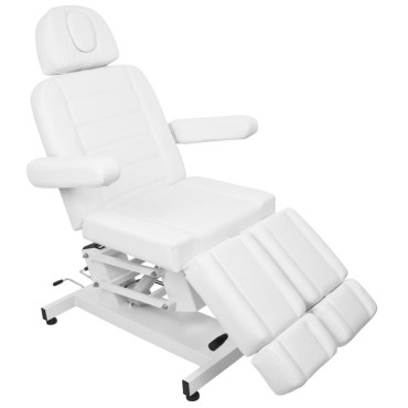 Azzurro 706 pedikűrös elektromos kozmetikai szék, 1 motor, fehér