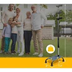 Trappa walker mybow 4 tänder justerbar rehabilitering hjälp att gå uppför trappan