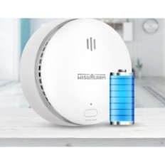 Kasutatud võrgu suitsuandur 85db intelligentne Wealarmi tulekahju andur