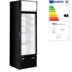 Tīmekļa vietnes dzesēšanas skapis ar backlit reklāmas paneli 360L