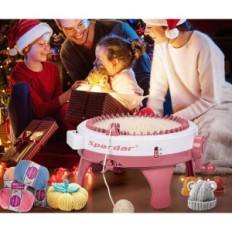 Spadar Knitting Machine 48 igle z vrsto števca za šal