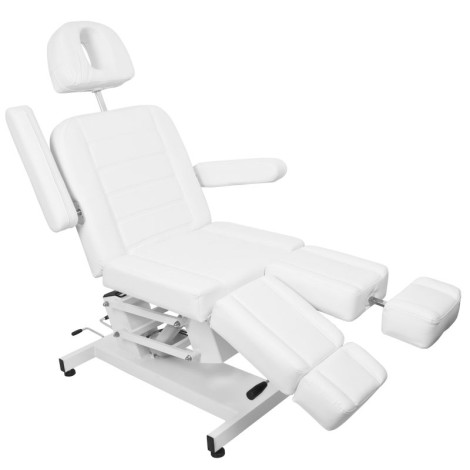 Fauteuil Cosmétique Électrique Azzurro 706 Pedi 1 Moteur Blanc
