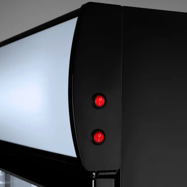 Tīmekļa vietnes dzesēšanas skapis ar backlit reklāmas paneli 360L