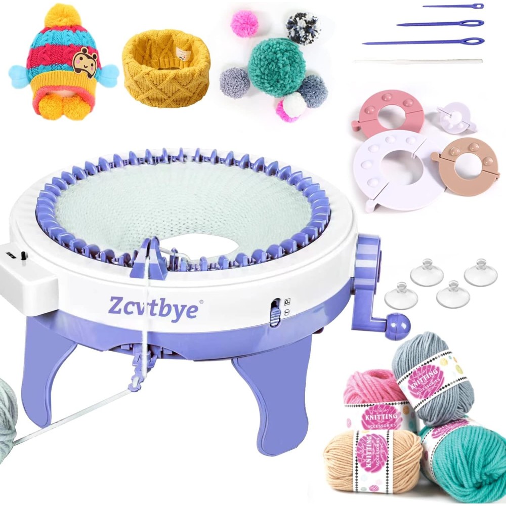 Used knitting machine ZCVTBYE 48 needles with a round counter knitting machine for handjob