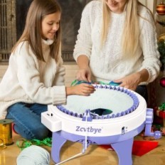 Used knitting machine ZCVTBYE 48 needles with a round counter knitting machine for handjob