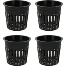 Sæt med DWC WMLBK hydroponic system med planter til planter, der anvendes