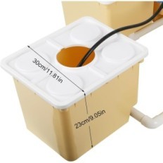 Conjunto de sistema hidropônico DWC WMLBK com plantas para plantas, usado