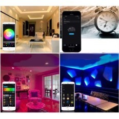 Lámpara Downlight RGBIC, WIFI, Bluetooth, 9W, 160,000 colores, Alex, 10 piezas