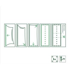 Hybrid Grass Nordic muru muru 1 x 5 m elastne vastupidav, kasutatud