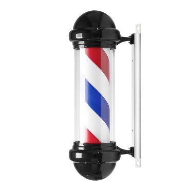 Plafond Iluminado Barbearia BB-02 Preto Grande — vista lateral