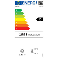 Website Glastür 3 Regale für -18C LED 90L