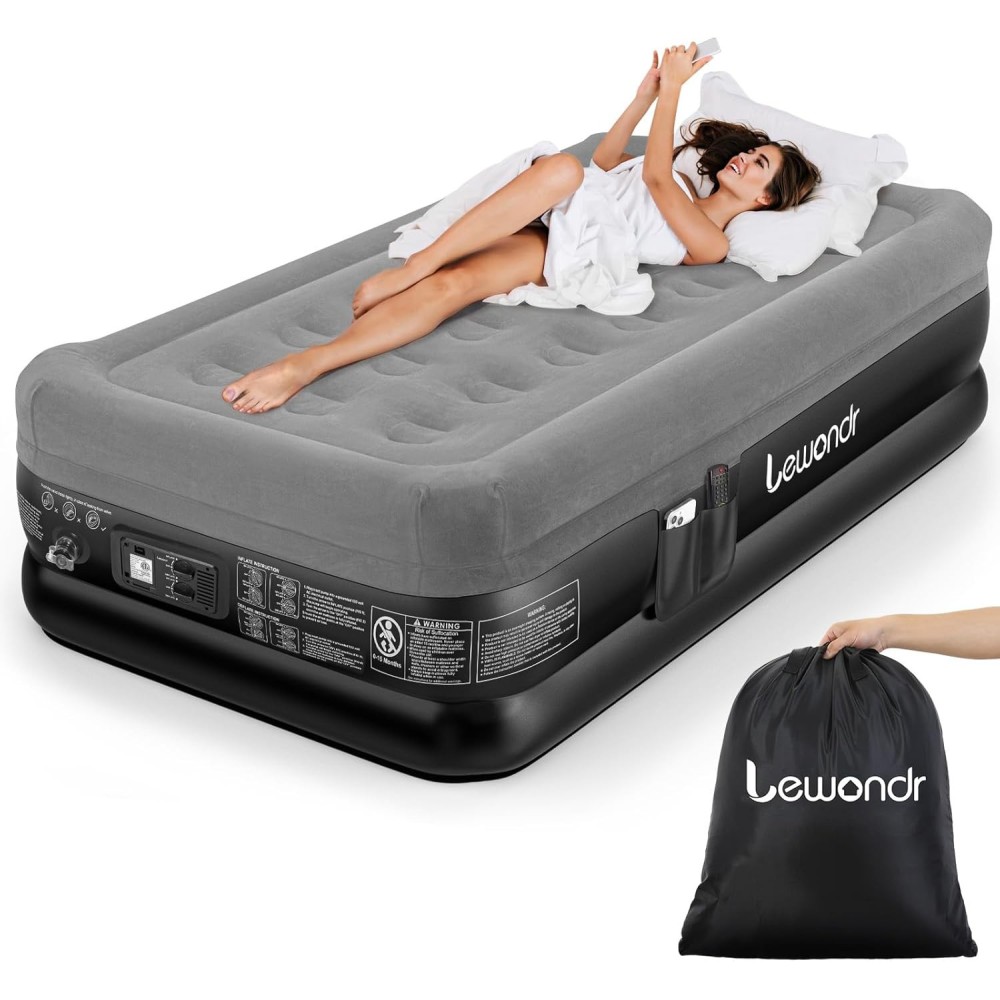 Lewondr Twin 18 Deluxe 190x99x46 cm vzmetnice z vgrajeno črpalko