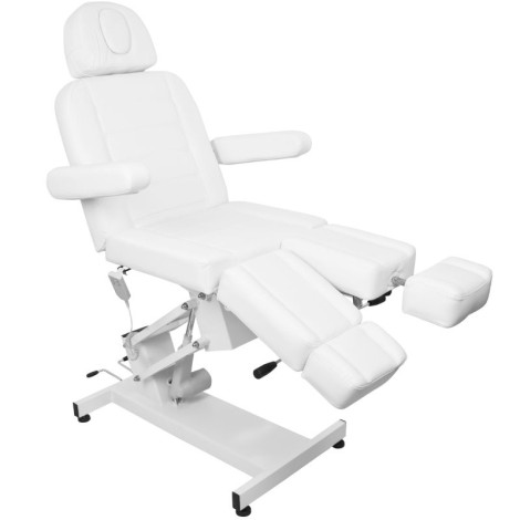 Fauteuil Cosmétique Électrique Azzurro 706 Pedi 1 Moteur Blanc