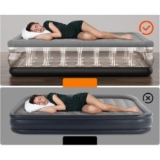 Lewondr Twin 18 Deluxe 190x99x46 cm vzmetnice z vgrajeno črpalko